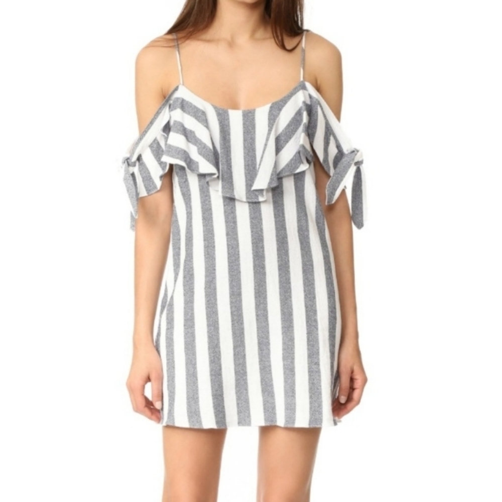 Misa Los Angeles Nicolette Cotton Mini Shift Dress